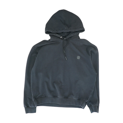 Black Solid Hoodie Pullover