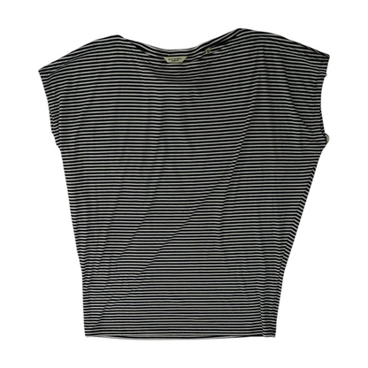 Navy Striped Blouse