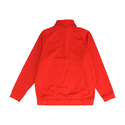 Red Solid 1/4 Zip Pullover