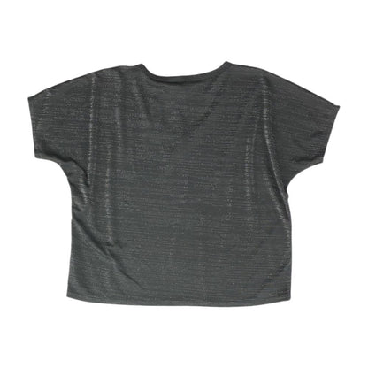 Black Solid V Neck T-Shirt
