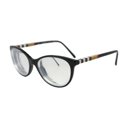 Black B 2205 3001 Round Prescription Eyewear