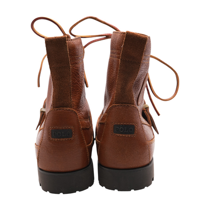 Brown Lace-Up Dress Shoes