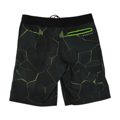Gray Geometric Swim Bottom