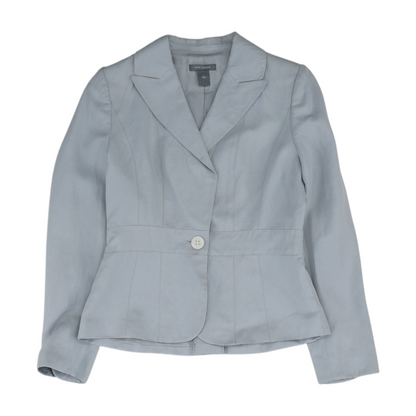 Gray Solid Blazer