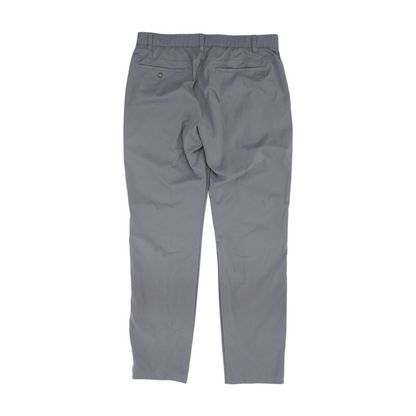 Gray Herringbone Regular Pants