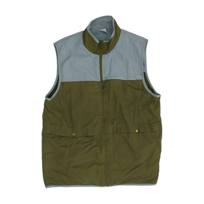 Green Color Block Vest