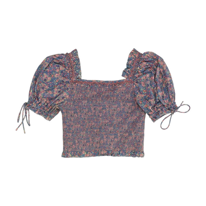 Pink Floral Blouse