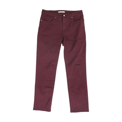 314 Maroon Straight Jeans