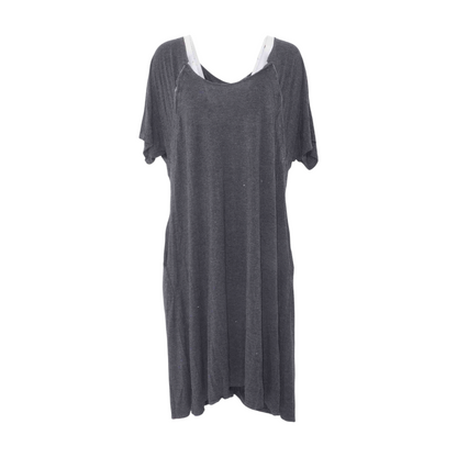 Gray Midi Dress