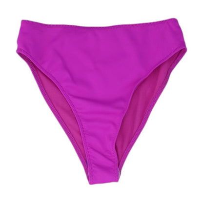 Purple Solid Swim Top