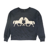 Navy Solid Sweatshirt Pullover