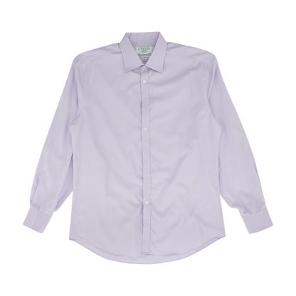 Lavender Solid Long Sleeve Button Down