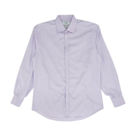 Lavender Solid Long Sleeve Button Down