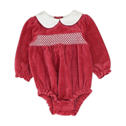 Red Long Sleeve One-Piece
