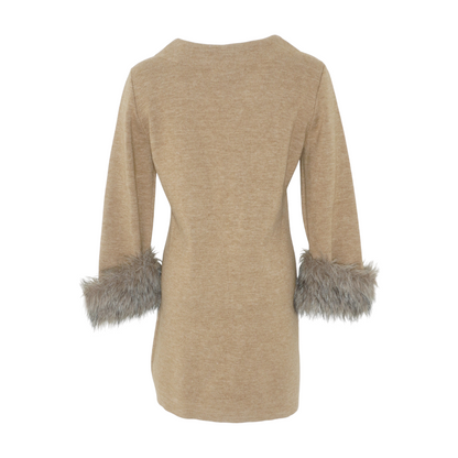 Tan Cardigan Sweater