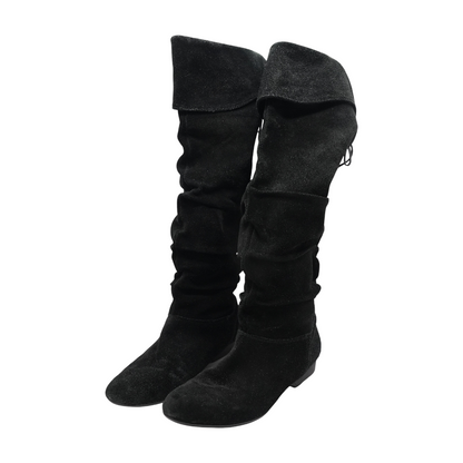 Black Knee-High Boots