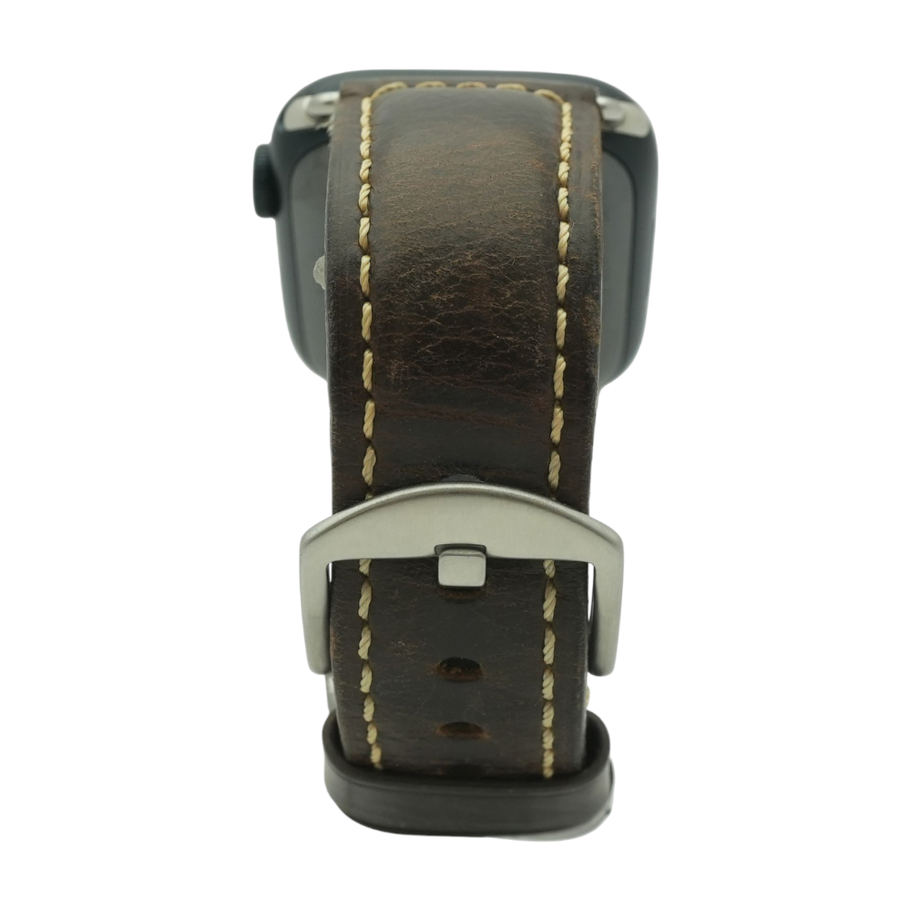 45mm Series 8 Midnight Smartwatch Brown Band S/M