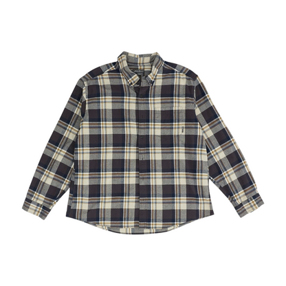 Multi Plaid Flannel Button Down