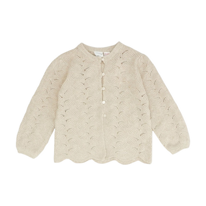 Beige Cardigan Sweater