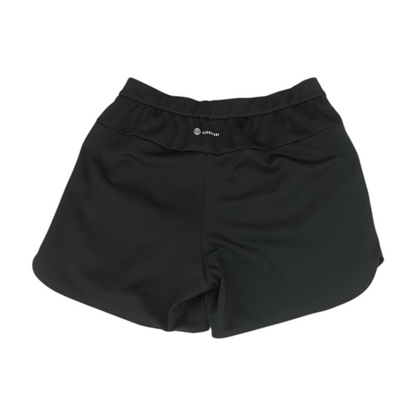 Black Solid Active Shorts