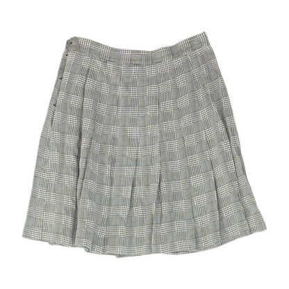 Vintage Gray Houndstooth Skirt