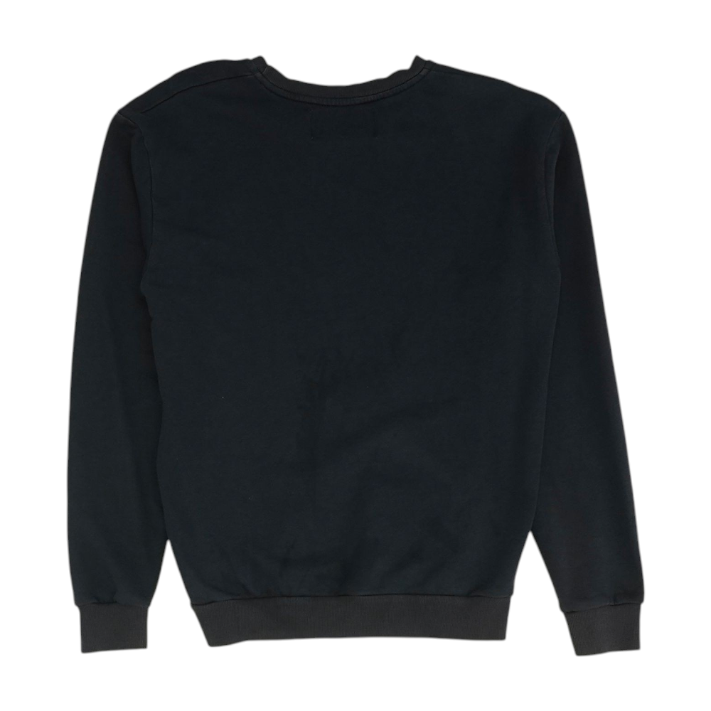 Navy Solid Sweatshirt Pullover