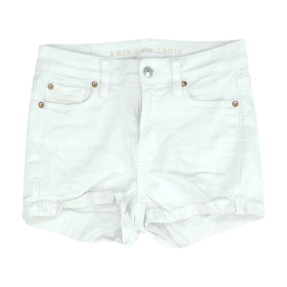 White Denim Shorts