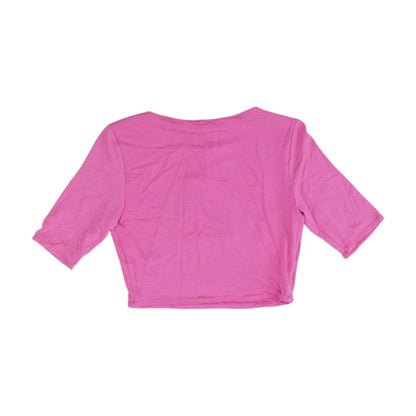 Pink Cropped T-Shirt