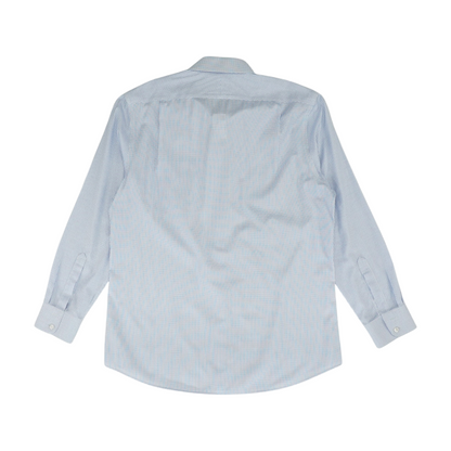 Blue Check Long Sleeve Button Down