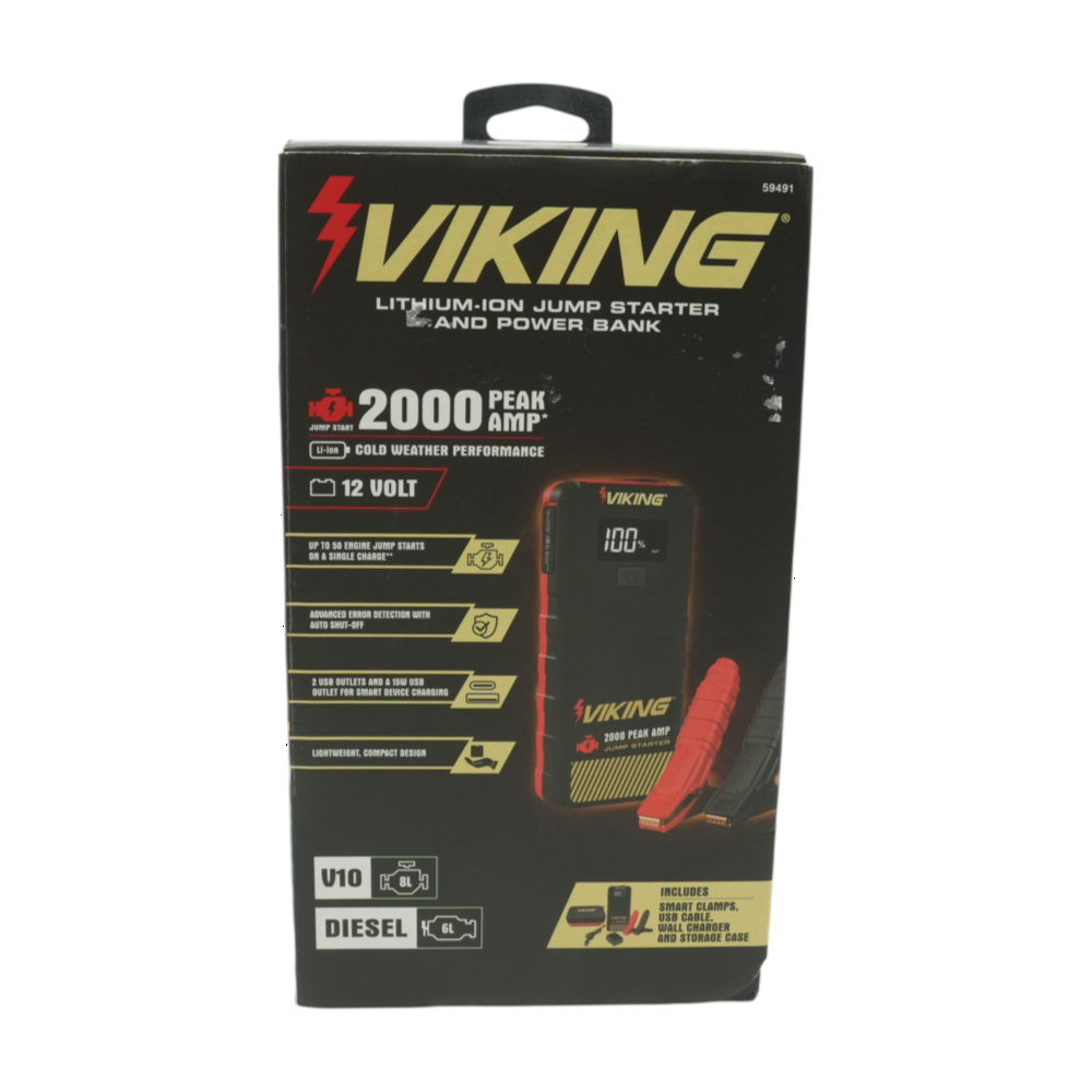Lithium-Ion Jump Starter & Power Bank