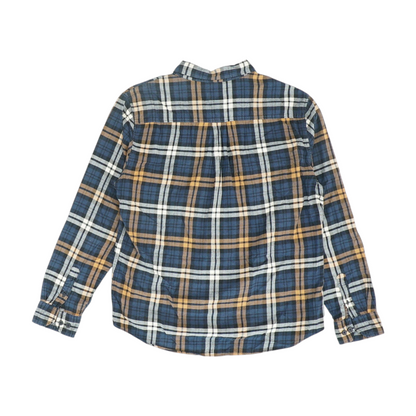 Multi Plaid Flannel Button Down