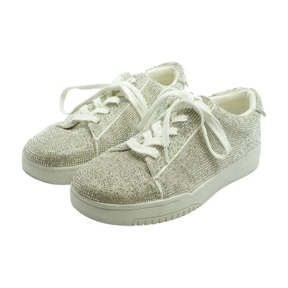 Silesta Casual Silver Low Top Athletic Shoes