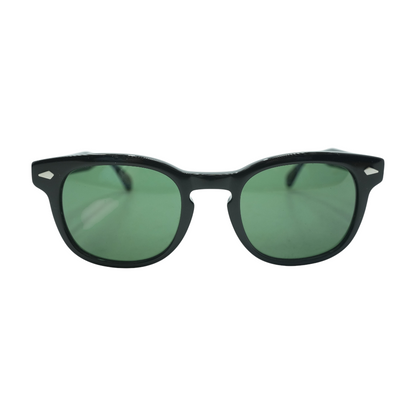 Black Gelt Round Sunglasses