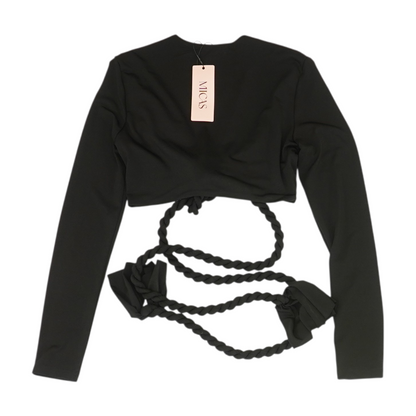 Black Cropped Blouse