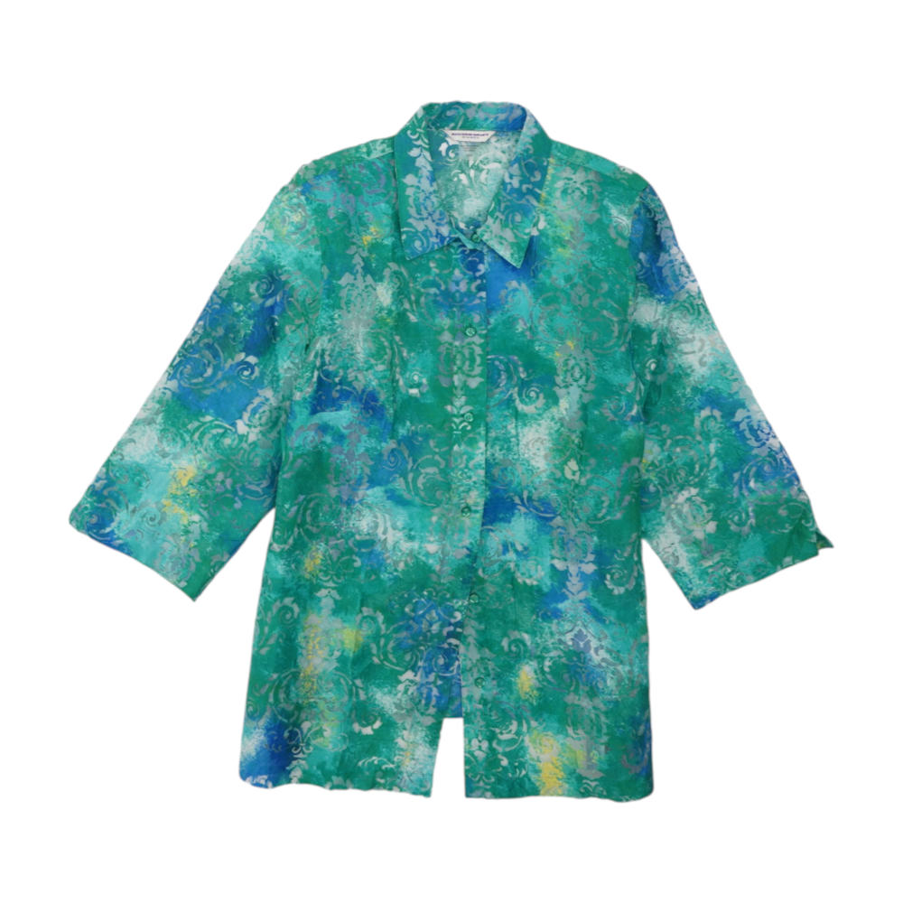 Multi Floral Button Down