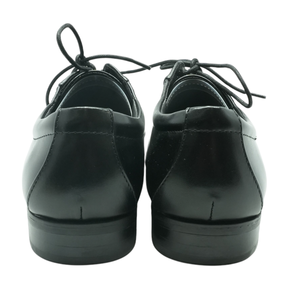 Black Lace-Up Dress Shoes
