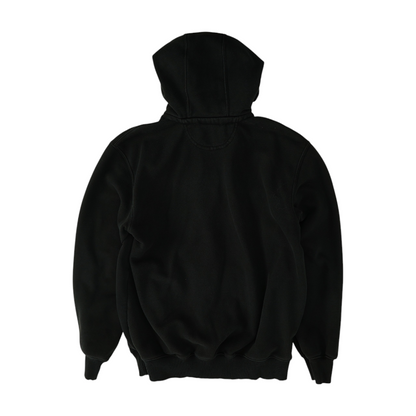 Black Solid 1/4 Zip Pullover