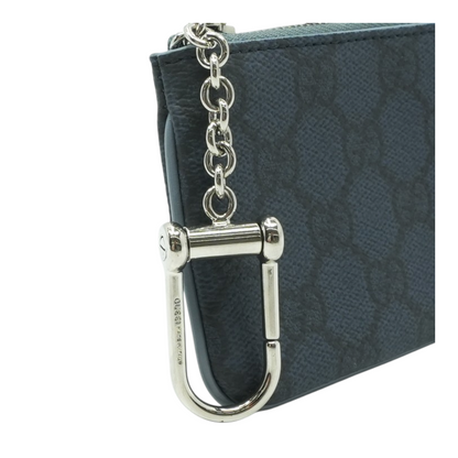 Dusty Blue Trim Key Pouch