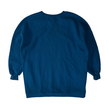 Teal Plus Solid Sweatshirt Pullover