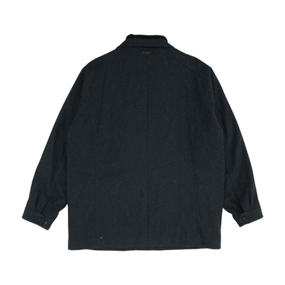 Black Tall Solid Coat