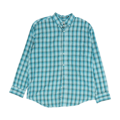 Multi Plaid Long Sleeve Button Down