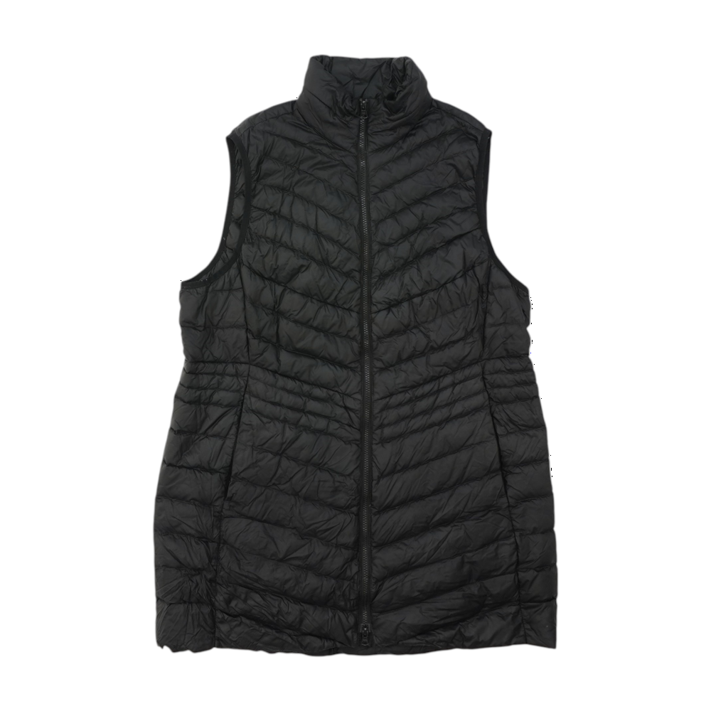 Black Tall Solid Vest