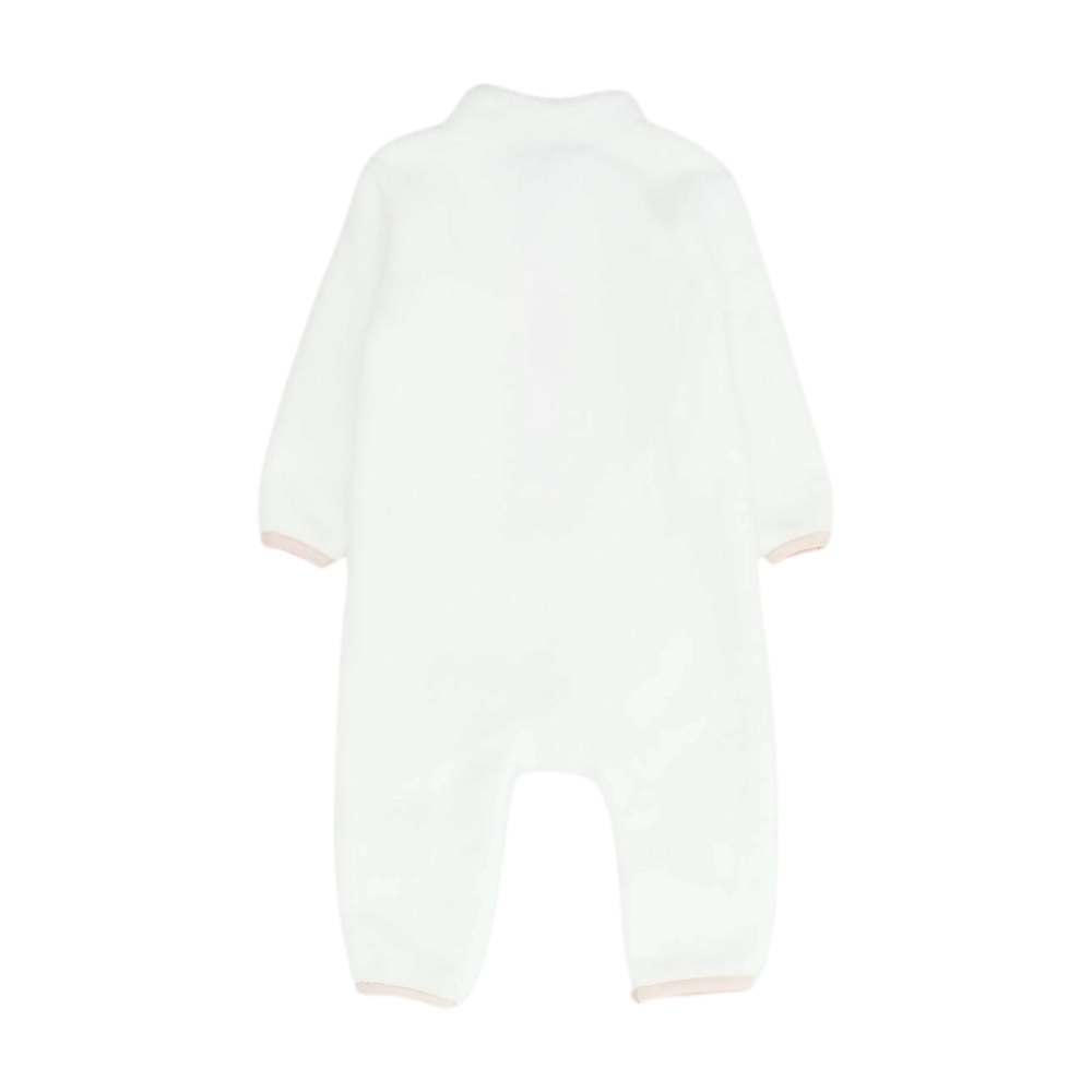 White Long Sleeve One-Piece