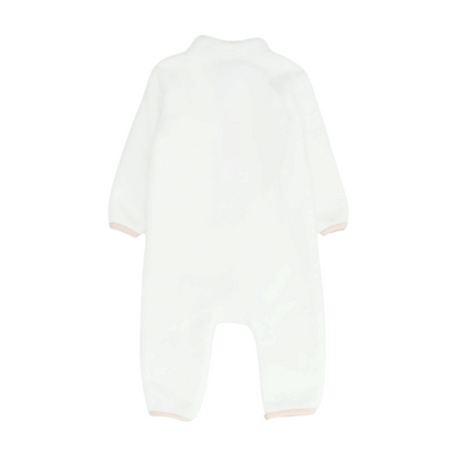 White Long Sleeve One-Piece