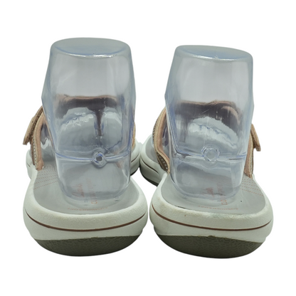 Rose Gold Flip-Flop Sandals