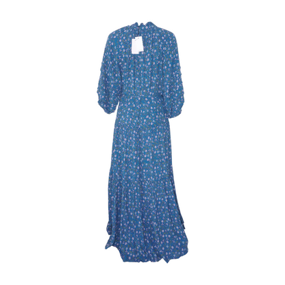 Blue Floral Maxi Dress