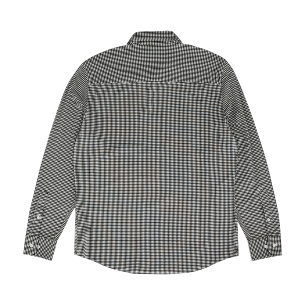 Brown Check Long Sleeve Button Down