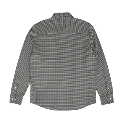 Brown Check Long Sleeve Button Down