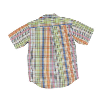 Multi Plaid Short Sleeve Button Down