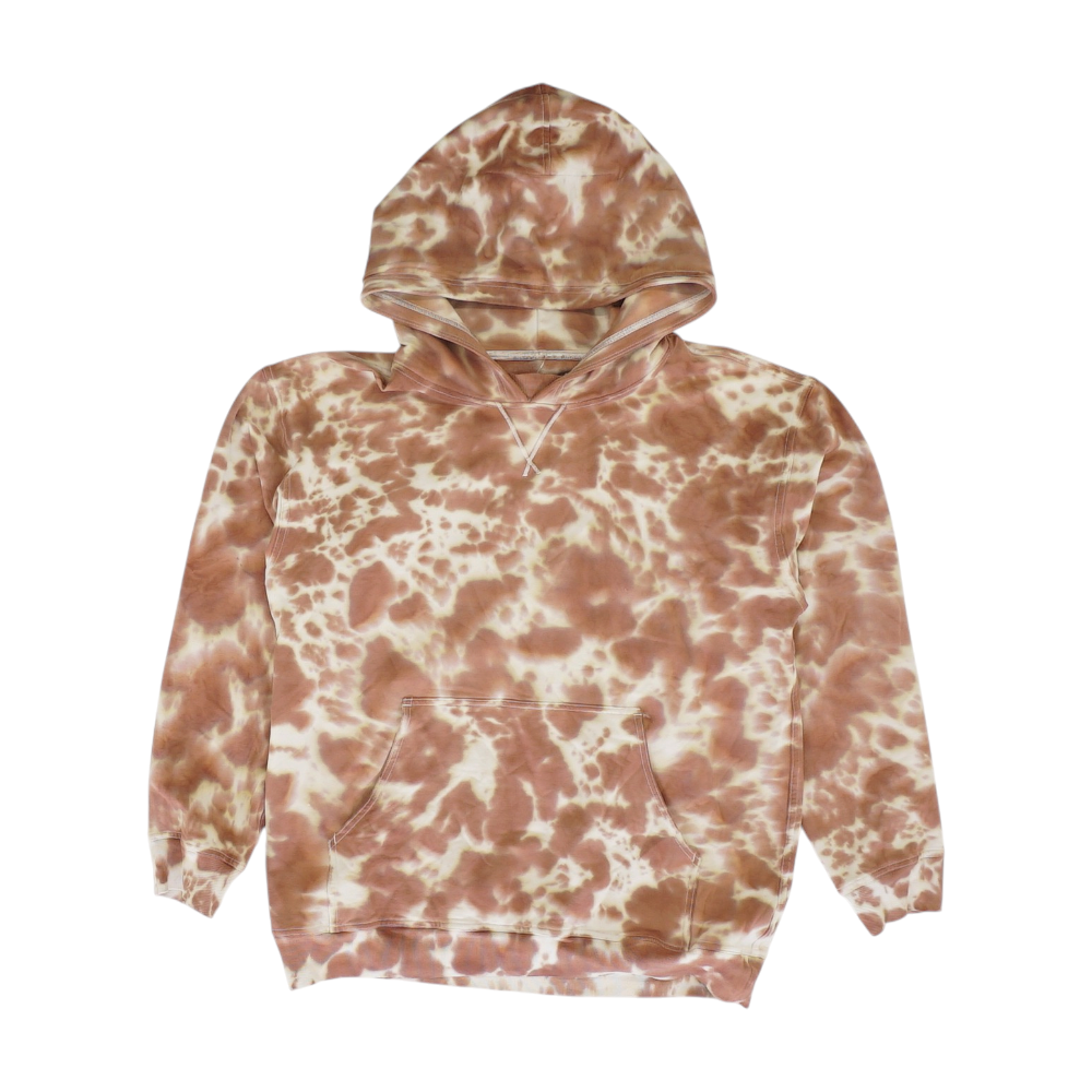 Mauve Tie-Dye Hoodie Pullover
